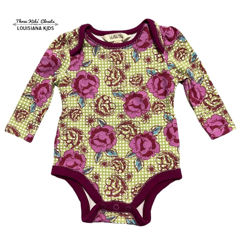Matilda Jane 0-3m Best Buds Rose Floral Bodysuit